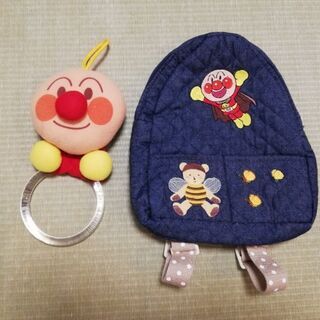 アンパンマンリュック　タオルかけ
