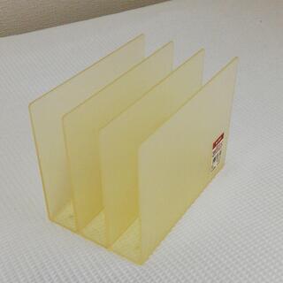 無印良品 スチロール 仕切りスタンド・クリア 3仕切・小