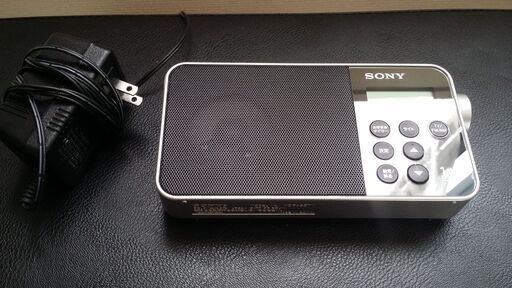 ②　 中古　SONY　ソニー　ラジオ　ワンセグTV音声/FMステレオ/AMラジオ XDR-55TV　（黒）