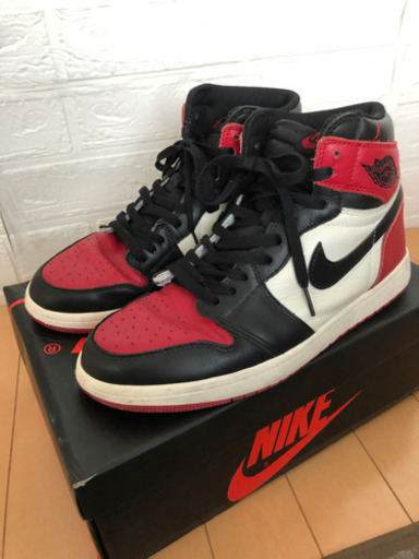ナイキ　ジョーダン 1 ブレッド　27.5cm
