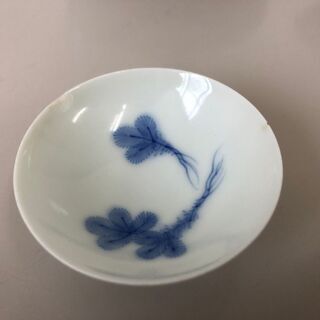 徳利と三本のおちょこセット　陶器　酒器　骨董品の画像