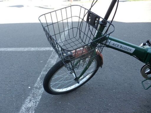 自転車 20インチ かご付き 折り畳み自転車 6段切り替え 変速あり 通勤 通学 買い物 サイクリング コンパクト ペイペイ対応 札幌