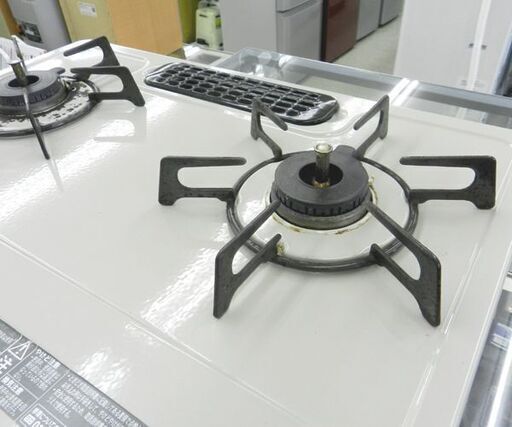 17年製 LPガス ガステーブル 幅56cm リンナイ ガスコンロ 左強火 DCM01BEL 水無し 片面焼 ☆ 札幌市 北区 屯田