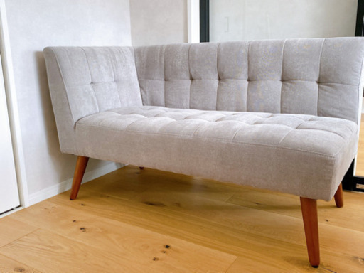 カウチソファ「keit」グレー