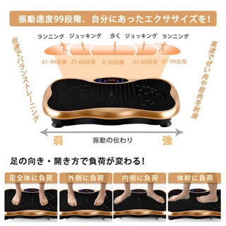振動マシン フィットネス ぶるぶるマシン シェイカー ミニ パワーウェーブの画像