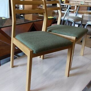 ダイニングチェア6脚セット 木製 布 ファブリック 椅子 イス チェア