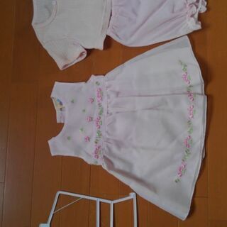80㎝　女児　ワンピース　一式