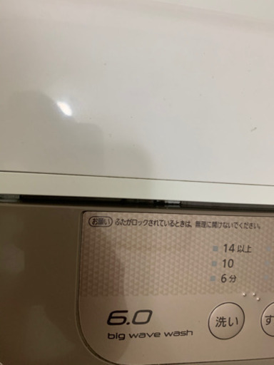パナソニック　洗濯機6k