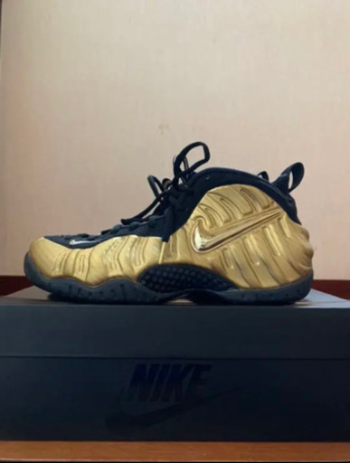 NIKE AIR FOAMPOSITE 金　ゴールド　フォームポジット