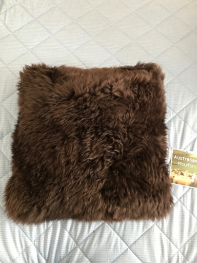 ムートンクッション&ムートンスリッパ