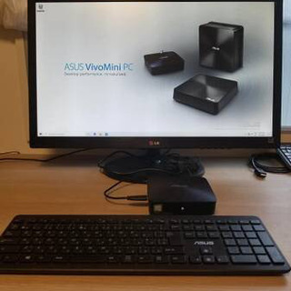LG27EN43V-Bモニター&VivoMini UN45、キー...