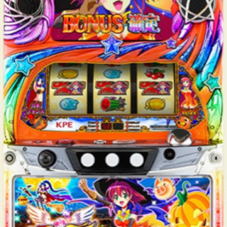 ジャンク】マジカルハロウィン スロット マシン （ジャンク