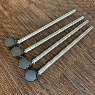 ホームエレクターメタルラックポスト450mmとキャスター50mmの画像