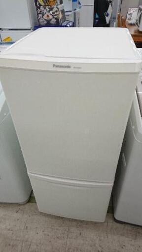 【クリーニング済み】Panasonic(パナソニック） 138L　２ドア冷凍冷蔵庫 「NR-B14BW-W」 （2018年製）