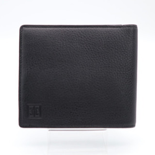 《GIVENCHY 二つ折り財布 型押しロゴマーク》Aランク ダ...