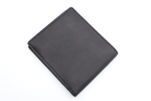 《GIVENCHY 二つ折り財布 型押しロゴマーク》Aランク ダークブラウン 極美