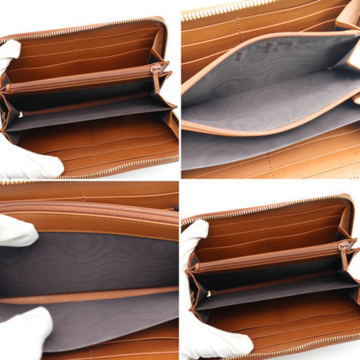 《GUCCI/GGスプリーム バタフライラウンドファスナー》Aランク 未使用品