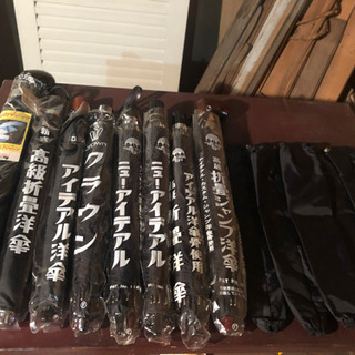折りたたみ傘　黒8本セット