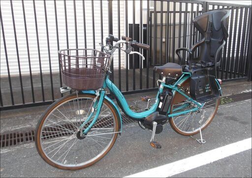 ★★　比較的新しいモデル！　【ブリジストン　アシスタＤＸ】　高容量8.7Ahリチウムバッテリー！　ＢＳ製チャイルドシート装備！　お届け可能です！　★★