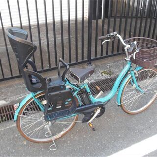 ★★　比較的新しいモデル！　【ブリジストン　アシスタＤＸ】　高容量8.7Ahリチウムバッテリー！　ＢＳ製チャイルドシート装備！　お届け可能です！　★★の画像