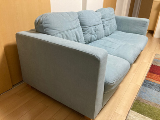 3人掛けデニムソファー(値下げ交渉可)