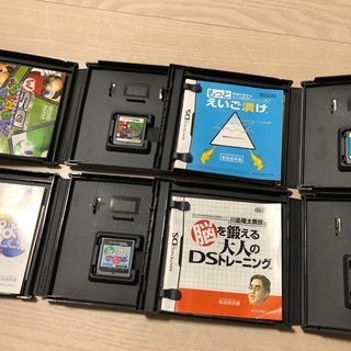 ニンテンドーDS lite定番人気ソフト４本セット マリオ/えいご漬け/ぷよぷよ/脳トレ Nintendoの画像