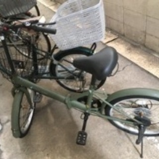 ギア付き折り畳み自転車