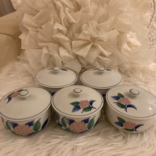 蓋付き茶器5セット　お譲り決まりました