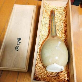 小石原焼   鶴首 花瓶の画像