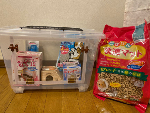 ハムスター飼育セット（ドワーフ用）改造ケージ