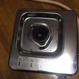 小型ガスコンロ 都市ガス用１口 の画像