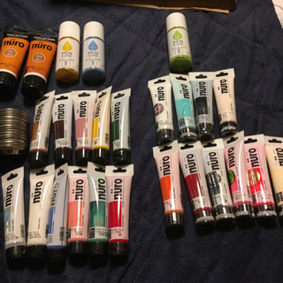 絵の具(nuro)等超お得セット　未使用絵の具含む