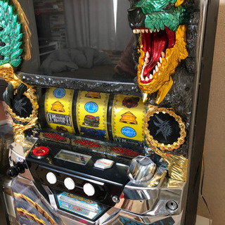 パチスロ実機 モンスターハンター月下雷鳴コイン不要機付