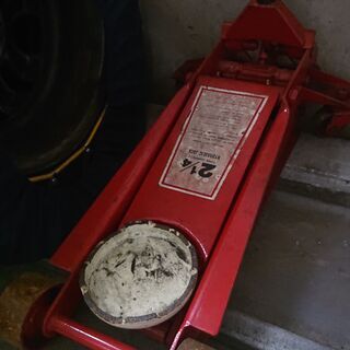 ありがとうございました　　無事に嫁ぎました　　　車整備用　ジャッ...