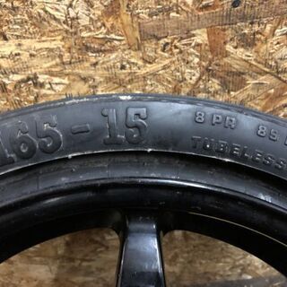 【VREDESTEIN SPACE MASTER 165/15 8PR 89P】応急タイヤ【ベンツSLK230 純正スペアタイヤ 15インチ 4.5J5HPCD112+12】　(VTI195) クレジットカード QR決済可能の画像