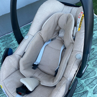 【保留】マキシコシ　新生児パッド＋アダプター＋日除カバー付き