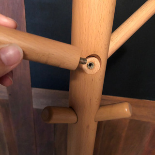 無印良品 ブナ材コートスタンドの画像