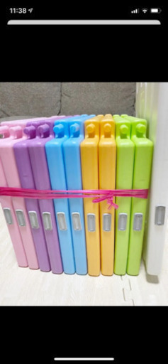 美品　Baby Island ドア付きベビーサークル　ベビーゲート