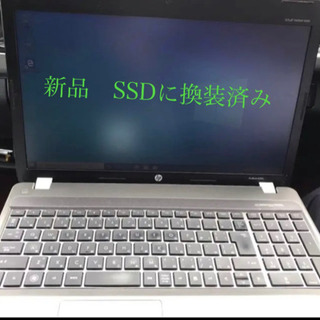 ノートパソコン　hp pro book 4530s SSD 値下げ