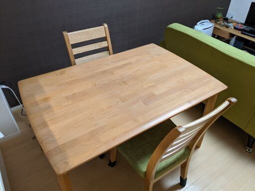 ダイニングテーブルセット　ニトリ