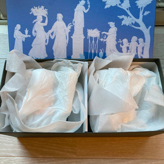 ウェッジウッド　ルネッサンスゴールド　マグカップ　ペア　ピンク&ブルーの画像