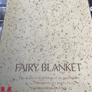 商談中　新品未使用　難あり。FAIRY BLANKET 両面起毛毛布 ピンクの画像
