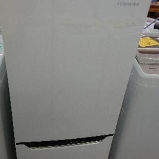 【クリーニング済み】Hisense(ハイセンス） 150L　２ドア冷凍冷蔵庫 「HR-D15A」 （2017年製）