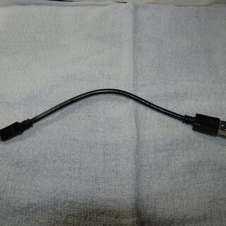 ELECOM製150ｍｍUSBケーブル_Type-Aとmicro Type-Bの画像
