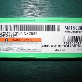 WCMT０２０１０４　NX２５２５ 　三菱マテリアル　未使用の画像
