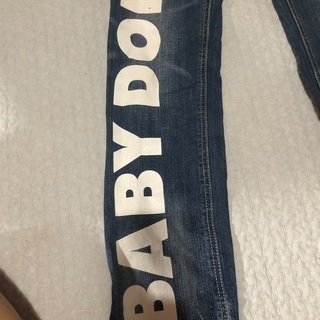 BABYDOLL★ロゴレディースデニムジーンズ　XSサイズの画像