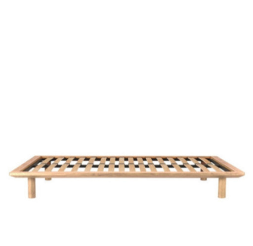 【近場でしたらお運びします】無印良品　シングルベッドフレーム　オーク