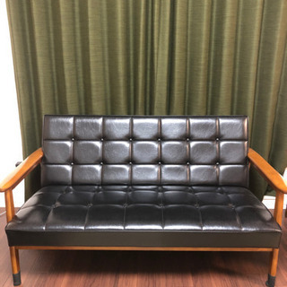 SST様専用【復刻版プレート】カリモク60の2シーターソファ [実店舗限定パターンオーダー]カリモク60 Kチェア2シーター