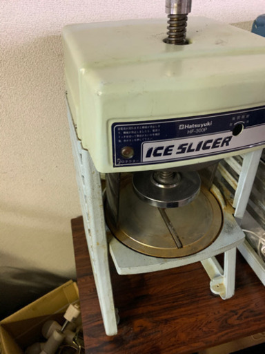中部　初雪　かき氷機　業務用
