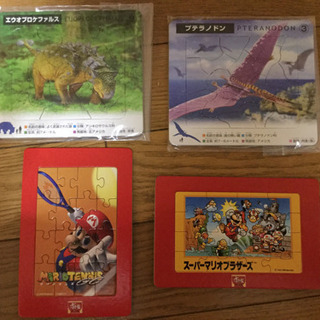 （商談中）ミニパズル 4種（恐竜／マリオ）